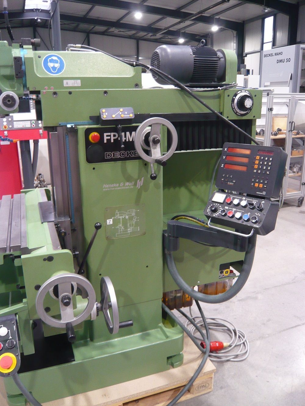 gebrauchte Fräsmaschine Deckel FP4M, hw-maschinen.de