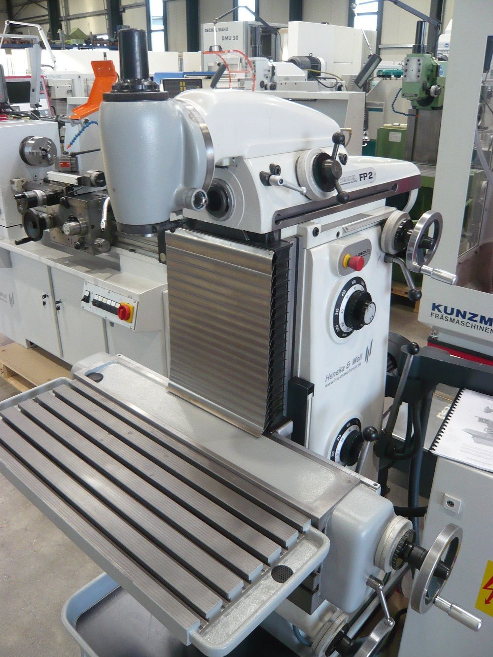 Fräsmaschine Deckel FP2; gebrauchte Fräsmaschine, hw-maschinen.de