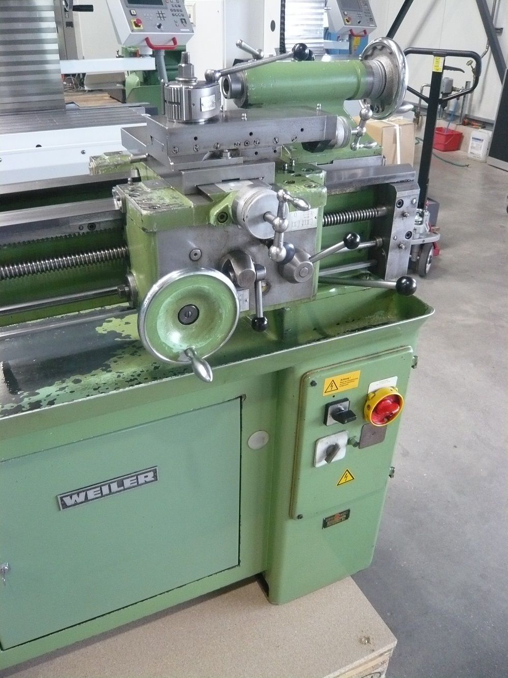 Weiler Matador  VS-1 Leit u. Zugspindel Drehmaschine