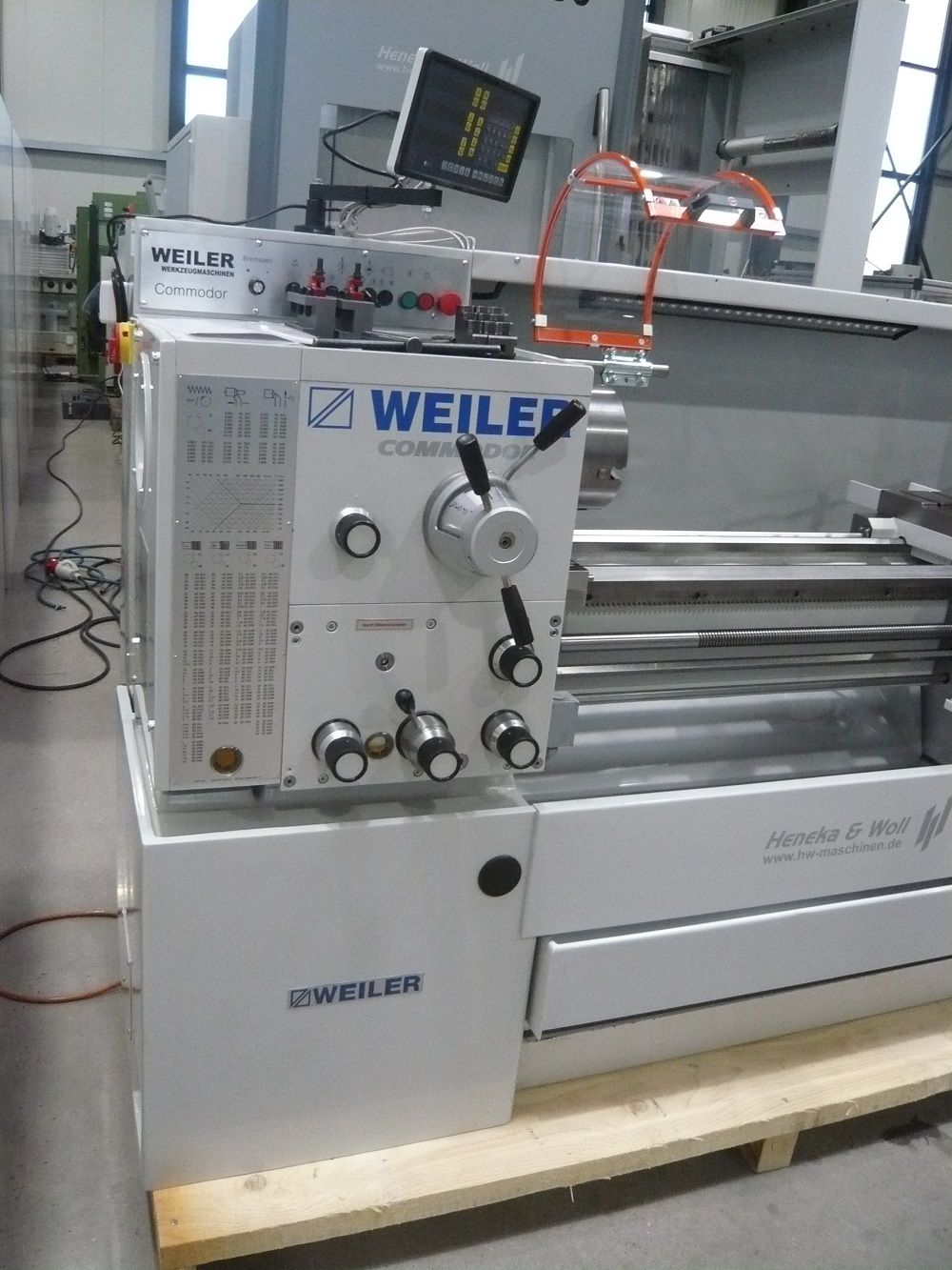 Gebrauchte Drehmaschine Weiler Commodor, hw-maschinen.de