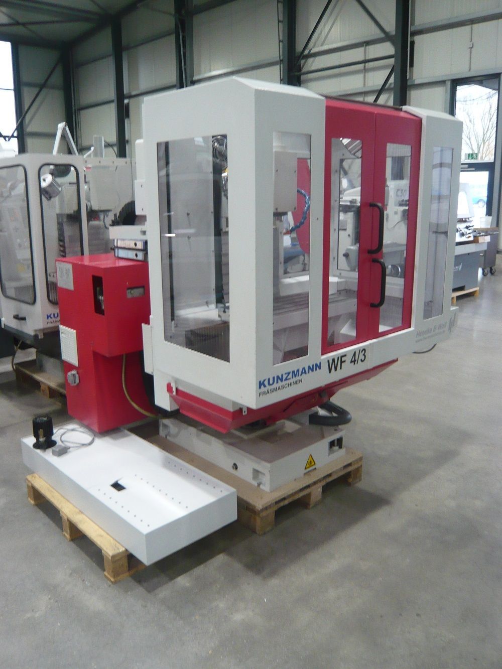 gebrauchte Fräsmaschine, Fraesmaschine, Kunzmann WF4/3 mit TNC320