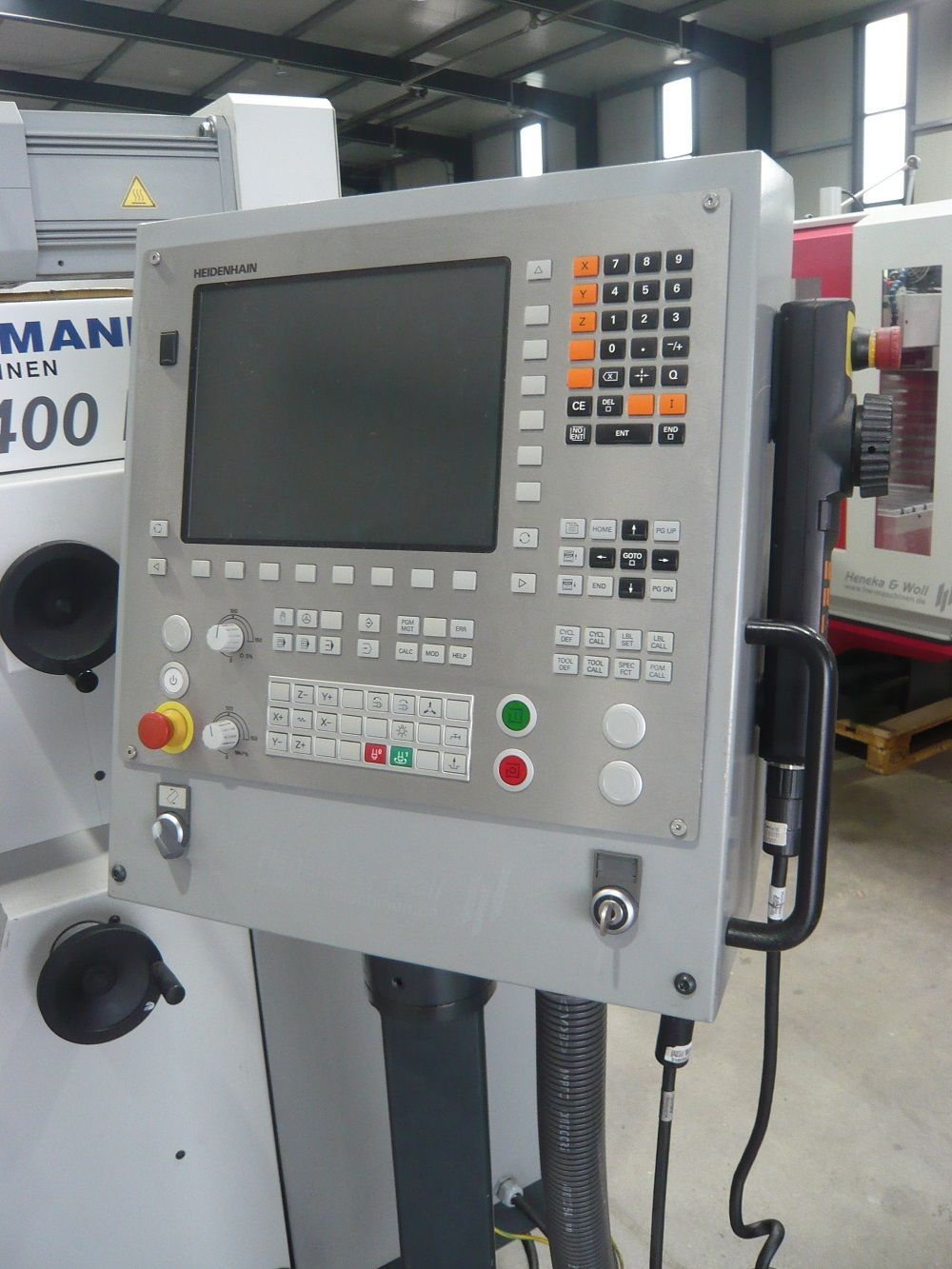 gebrauchte Fräsmaschine, Fraesmaschine, Kunzmann WF400 mit TNC 128