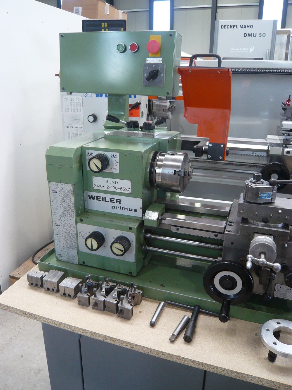 gebrauchte Drehmaschine, Weiler Primus, Heneka&Woll, hw-maschinen.de