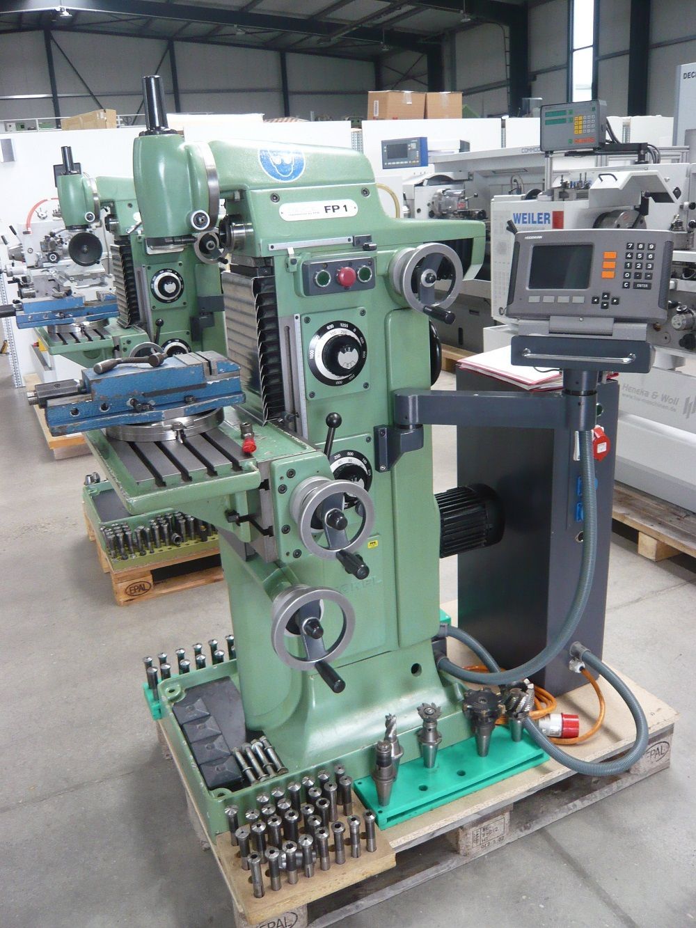 Fräsmaschine Deckel FP1; gebrauchte Fräsmaschine, hw-maschinen.de