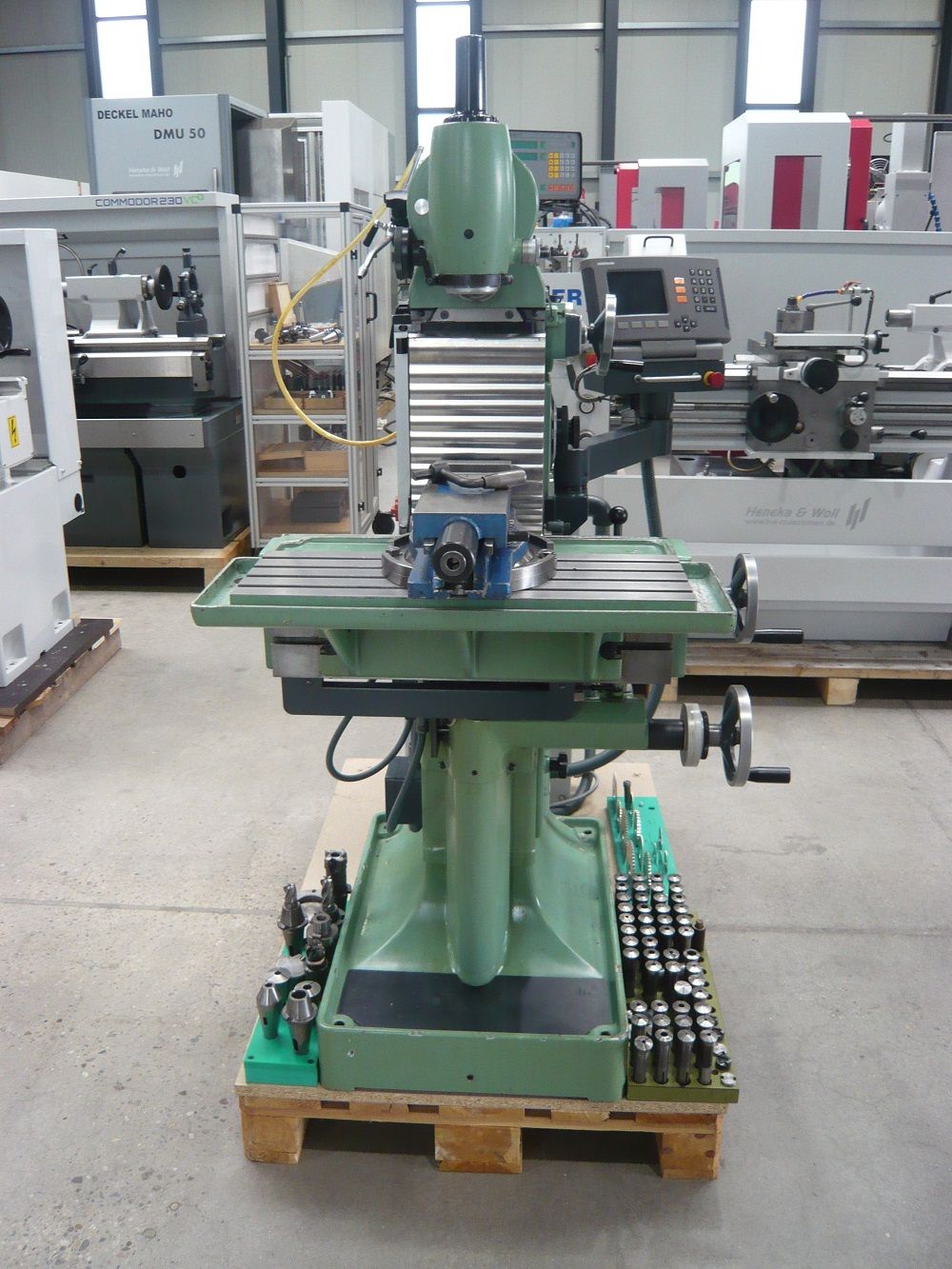 Fräsmaschine Deckel FP1; gebrauchte Fräsmaschine, hw-maschinen.de