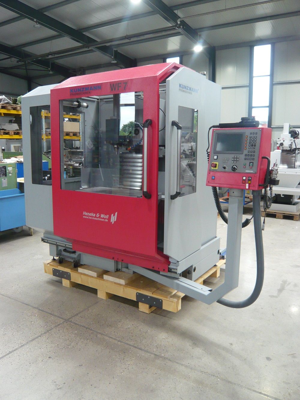 gebrauchte Fräsmaschine, Fraesmaschine, Kunzmann WF7/3