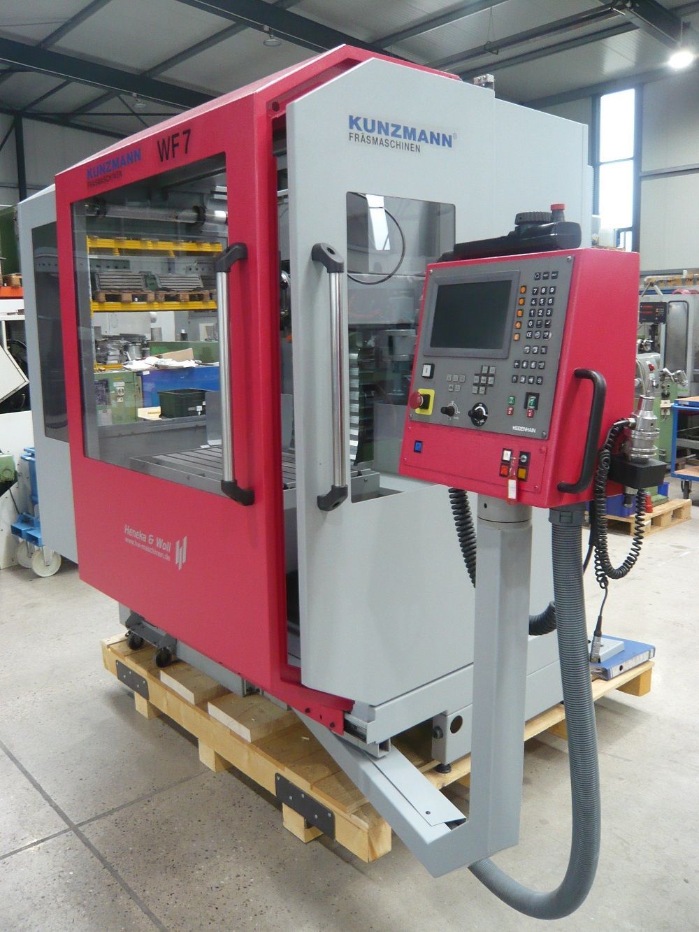 gebrauchte Fräsmaschine, Fraesmaschine, Kunzmann WF7/3, hw-maschinen.de