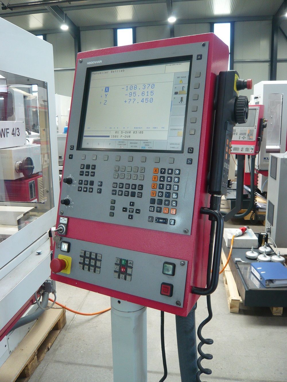 gebrauchte Fräsmaschine, Fraesmaschine, Kunzmann WF4/3, www.hw-maschinen.de, heneka&Woll GmbH&Co.KG