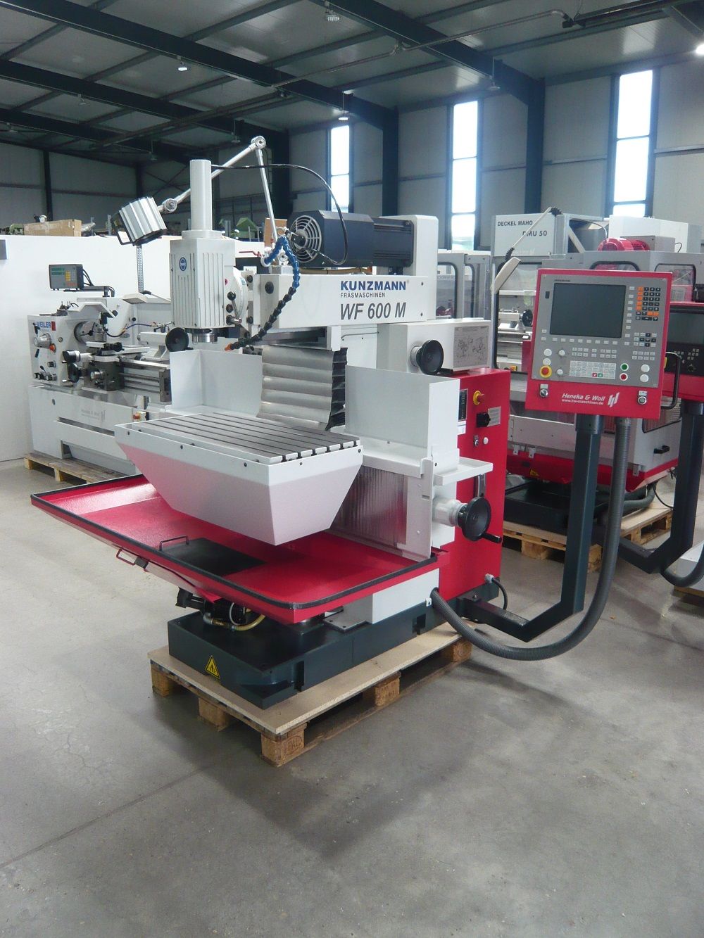 gebrauchte Fräsmaschine, Fraesmaschine, Kunzmann WF600M, www.hw-maschinen.de, heneka&Woll GmbH&Co.KG