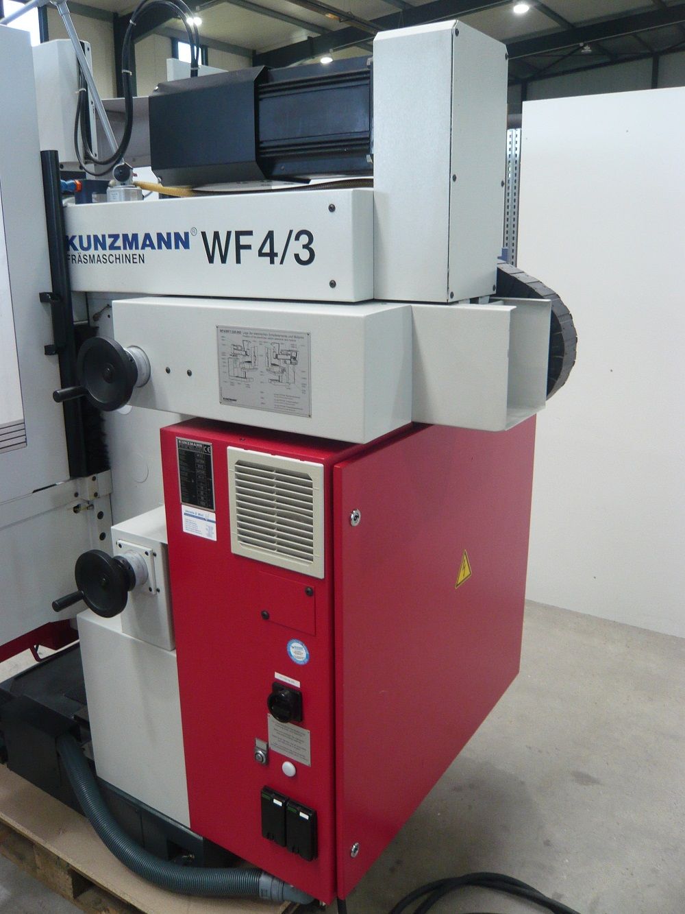 gebrauchte Fräsmaschine, Fraesmaschine, Kunzmann WF4/3, www.hw-maschinen.de, Heneka&Woll GmbH&Co.KG