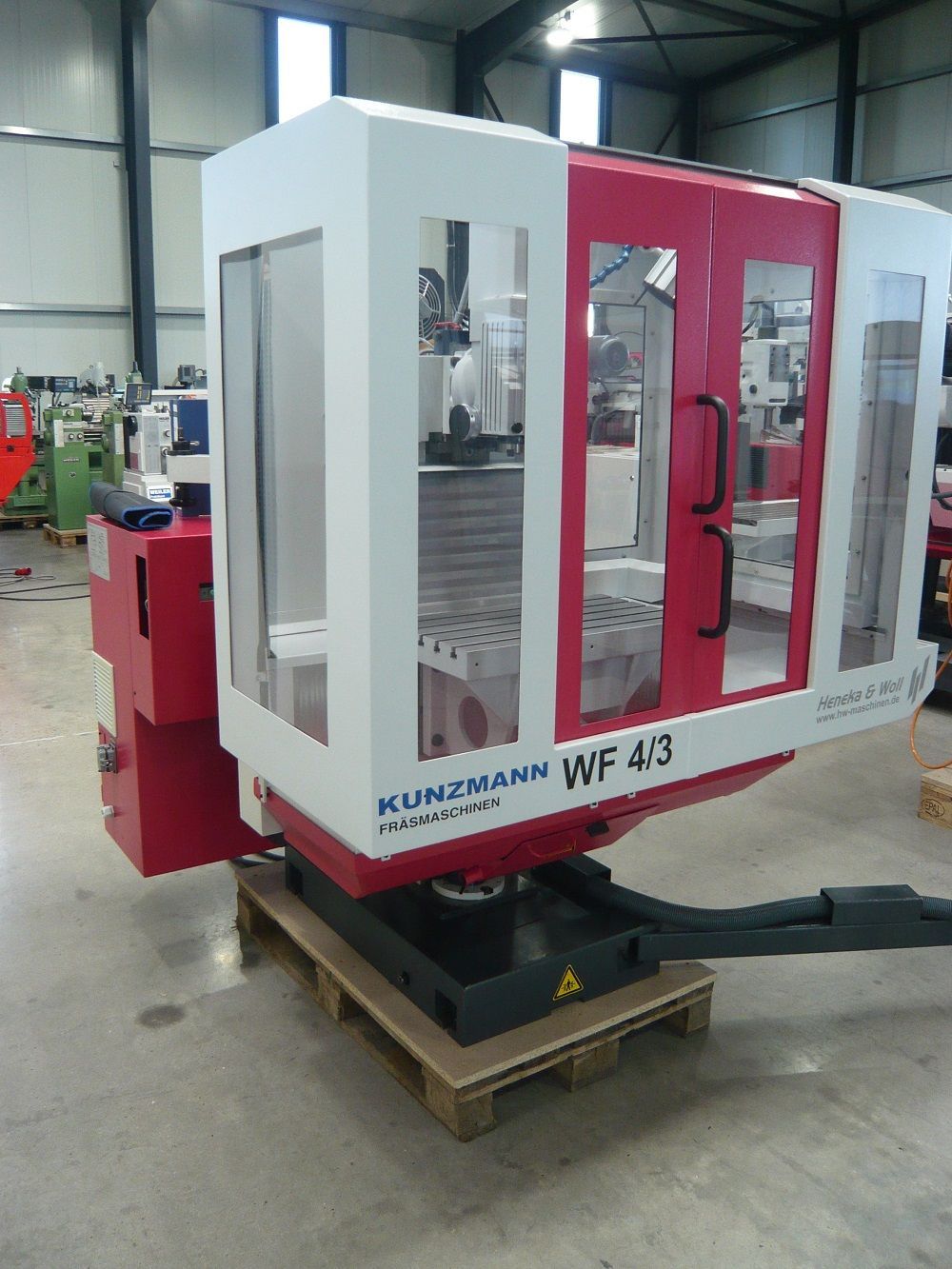 gebrauchte Fräsmaschine, Fraesmaschine, Kunzmann WF4/3, www.hw-maschinen.de, Heneka&Woll GmbH&Co.KG
