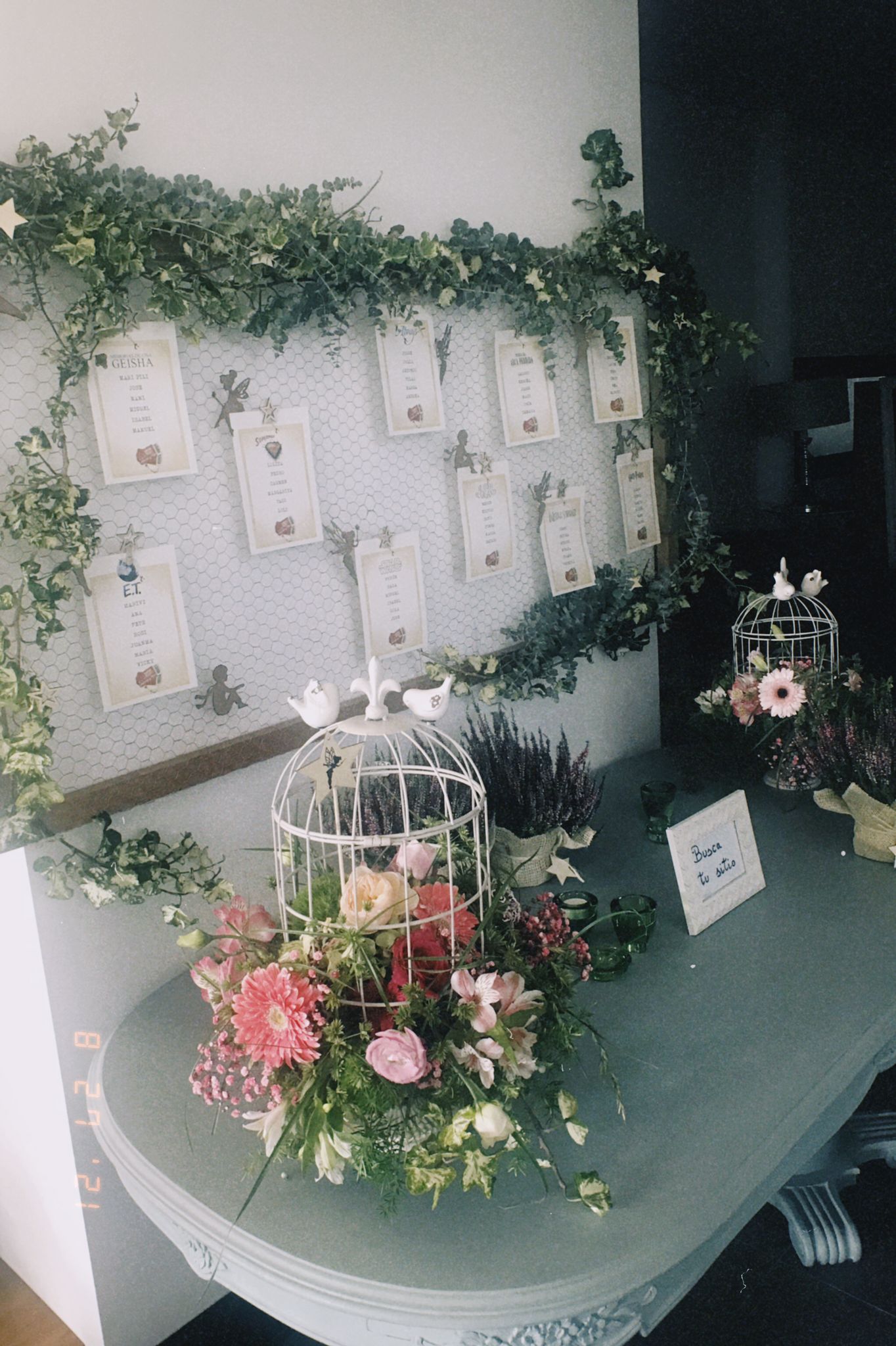 Cartel Mesa Boda Pazo de la Pedreira