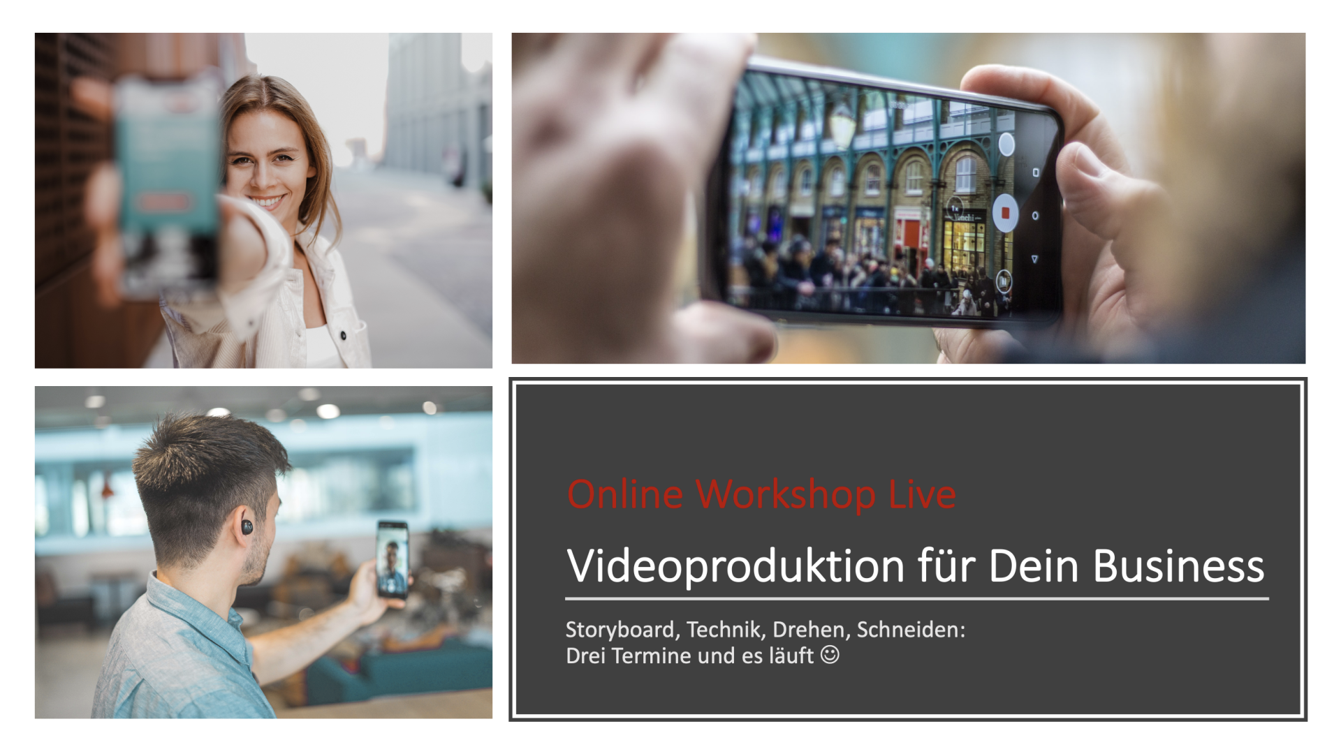 Workshops Filmproduktion