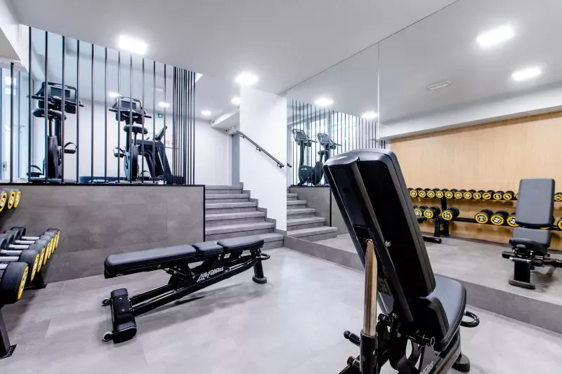 Fitnessraum Ferienwohnung Rewal