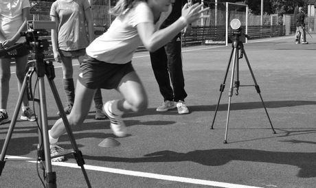 Sprint-Training mit Radarmessanlage