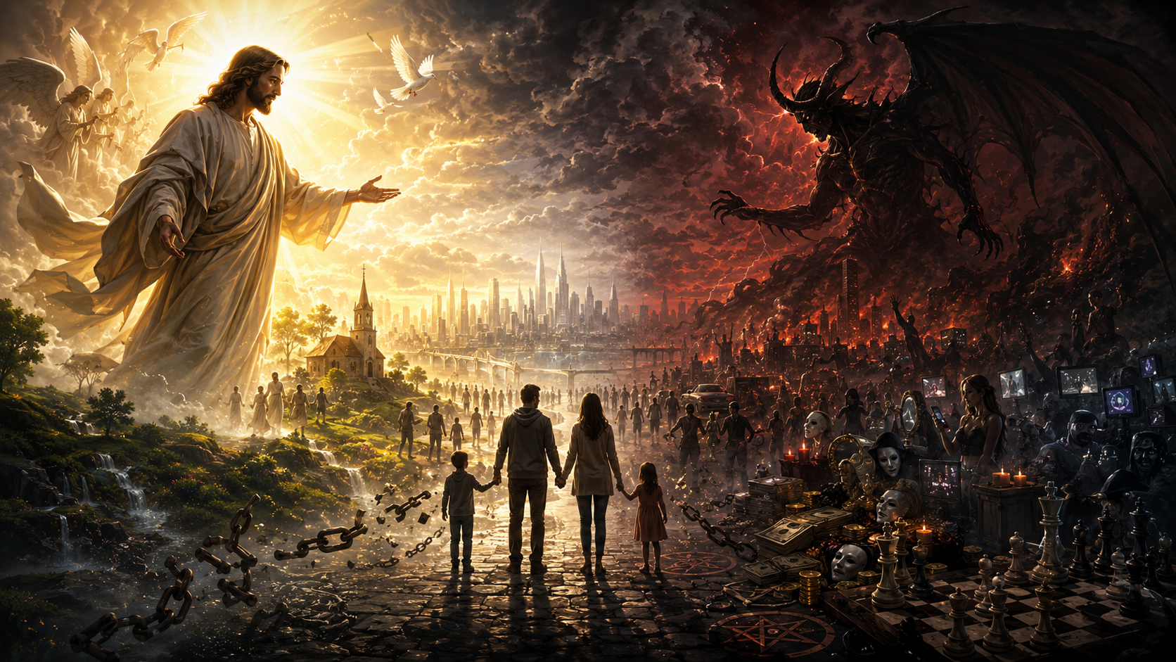 Okkulte Machteliten? Der verborgene Kampf zwischen Jesus und Satan