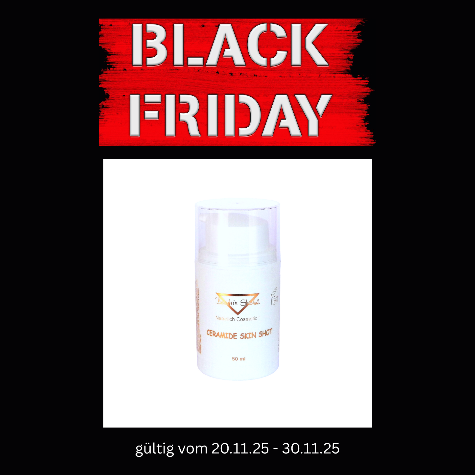 CERAMIDE SKIN SHOT 50 ml von Beatrix Strobl Naturkosmetik CERAMIDE
SKIN SHOT
50 ml
von Beatrix Strobl Naturkosmetik