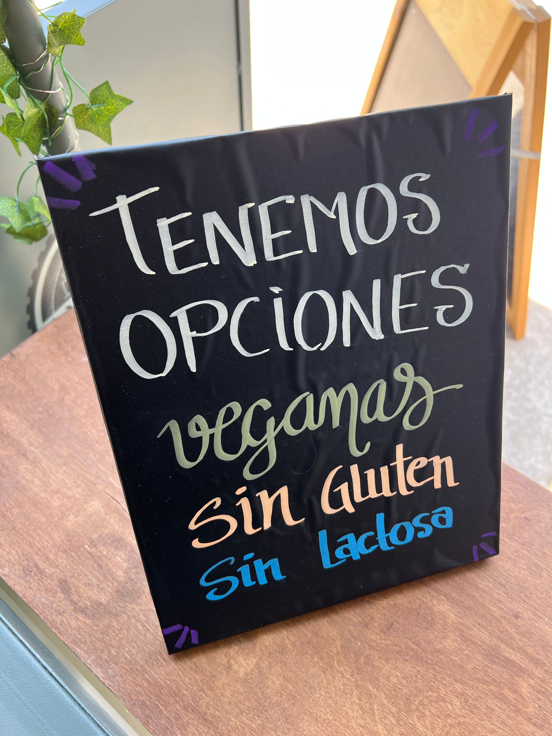 menu opciones veganas