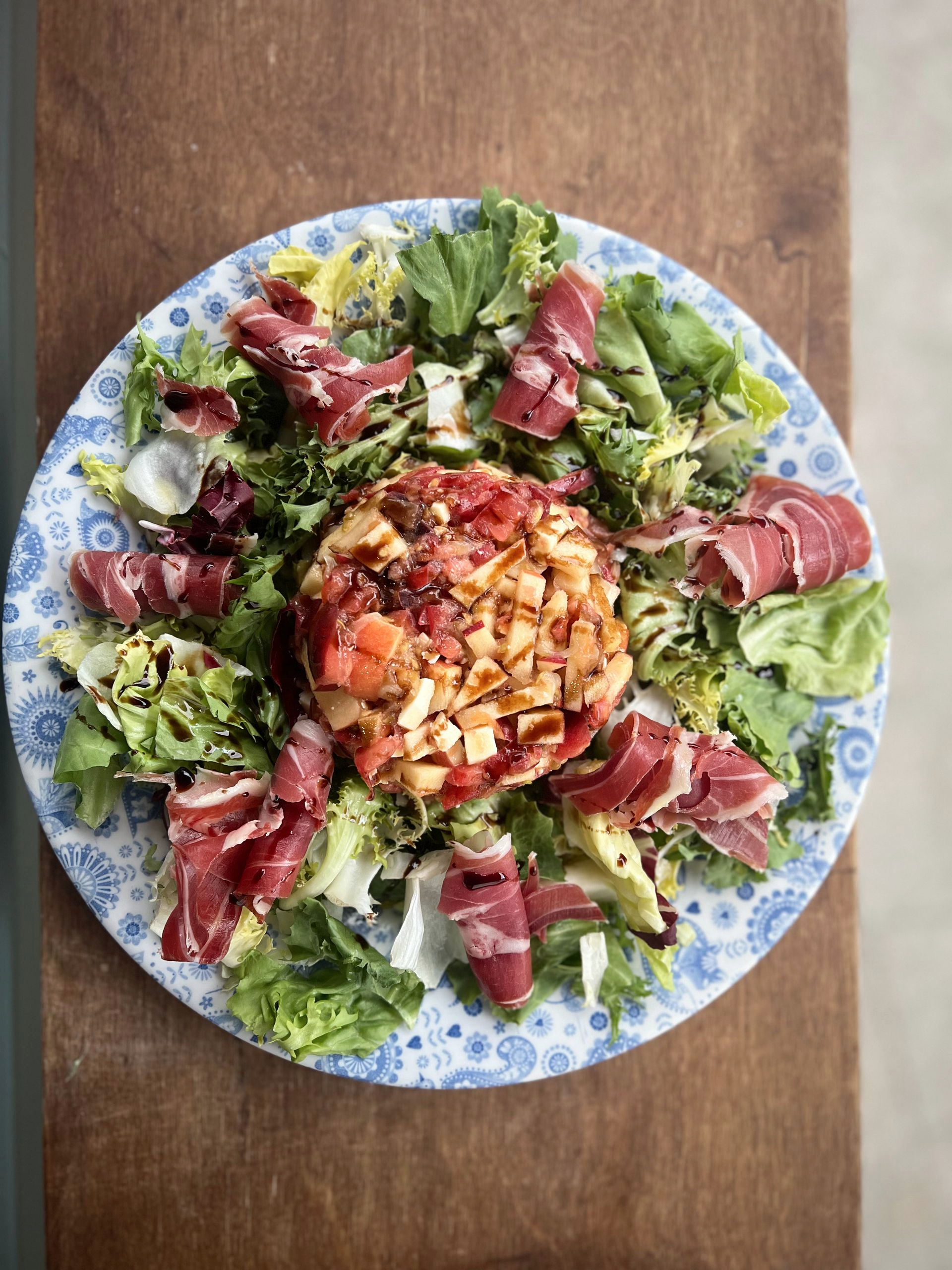 menu espicha ensalada templada