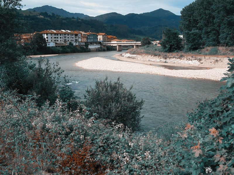 el rio sella en Arriondas