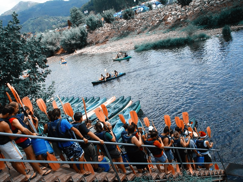 descenso del Sella en Arriondas