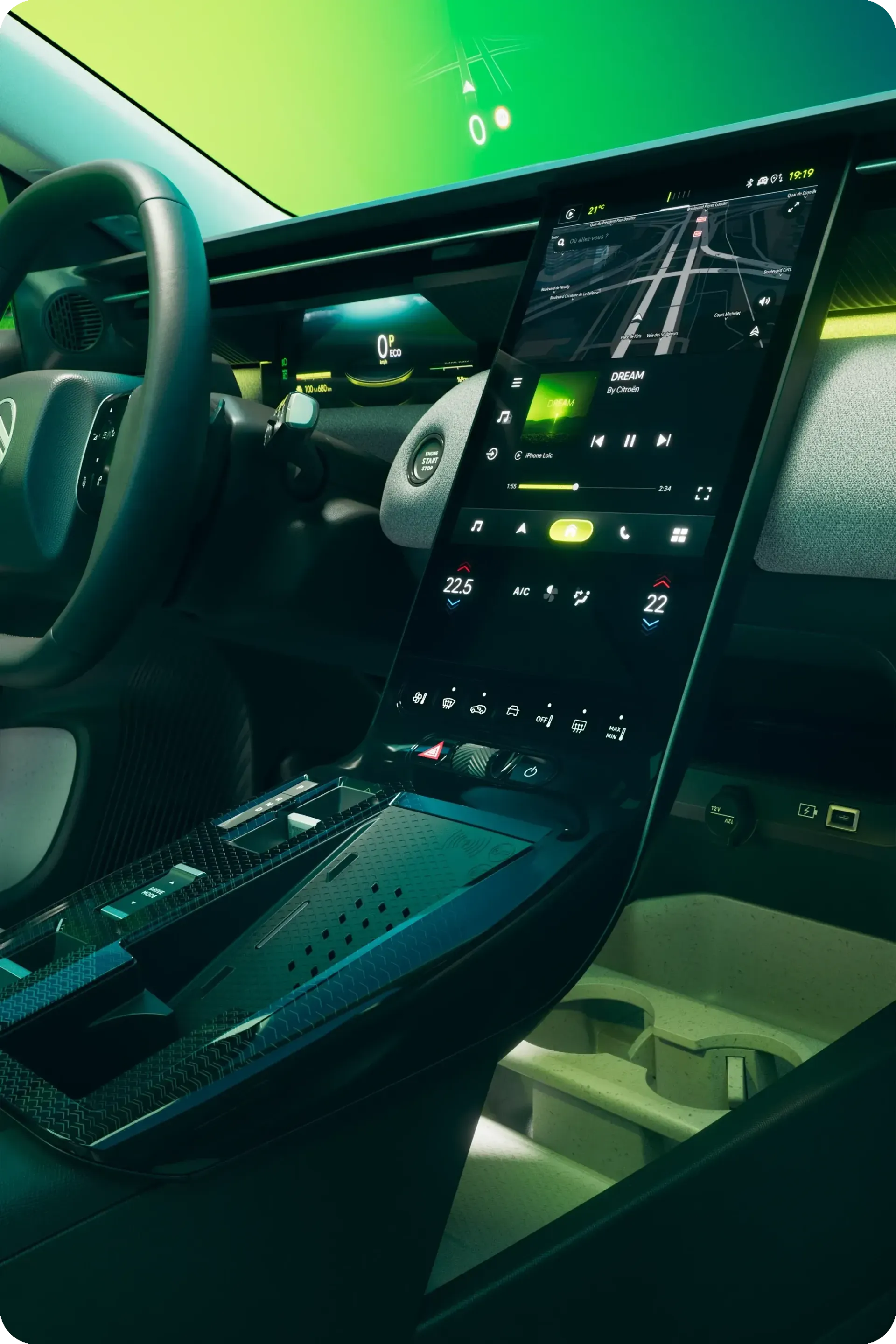 Photo Intérieur de la Nouveau C5 Aircross