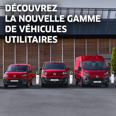 Nouvelle Gamme Utilitaire Citroën