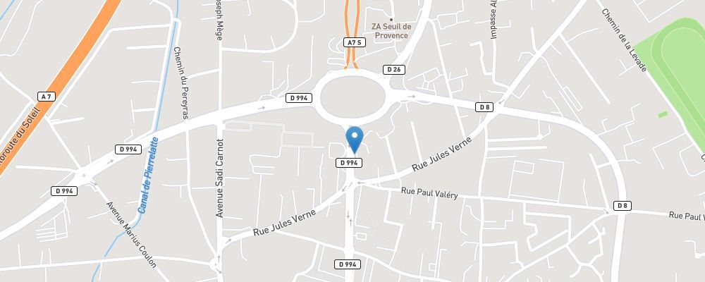 Plan d'accès Citroën Bollène avec Google Maps Plan d'accès Citroën LDA Bollène