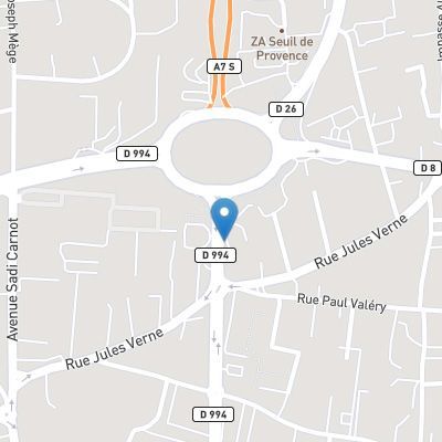 Plan d'accès Citroën Bollène avec Google Maps Plan d'accès Citroën LDA