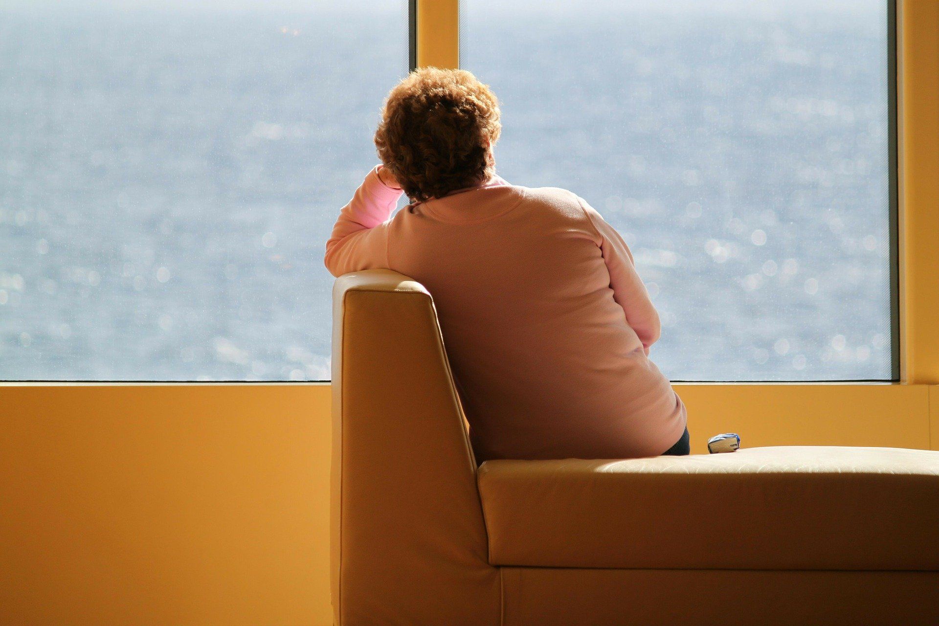 Girl talking with therapist