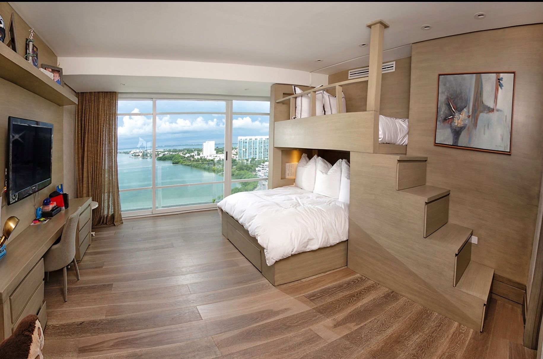dormitorio apartamento lujo