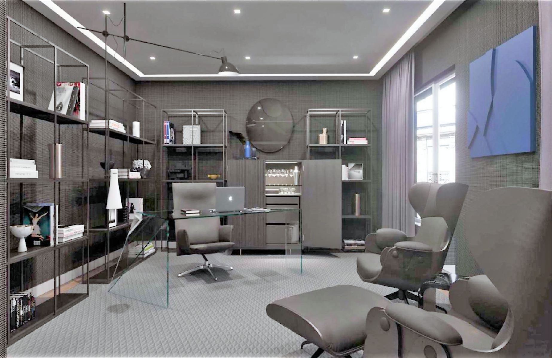 despacho apartamento lujo