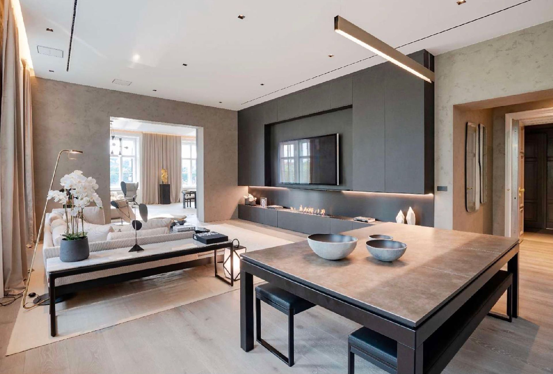 salon apartamento lujo