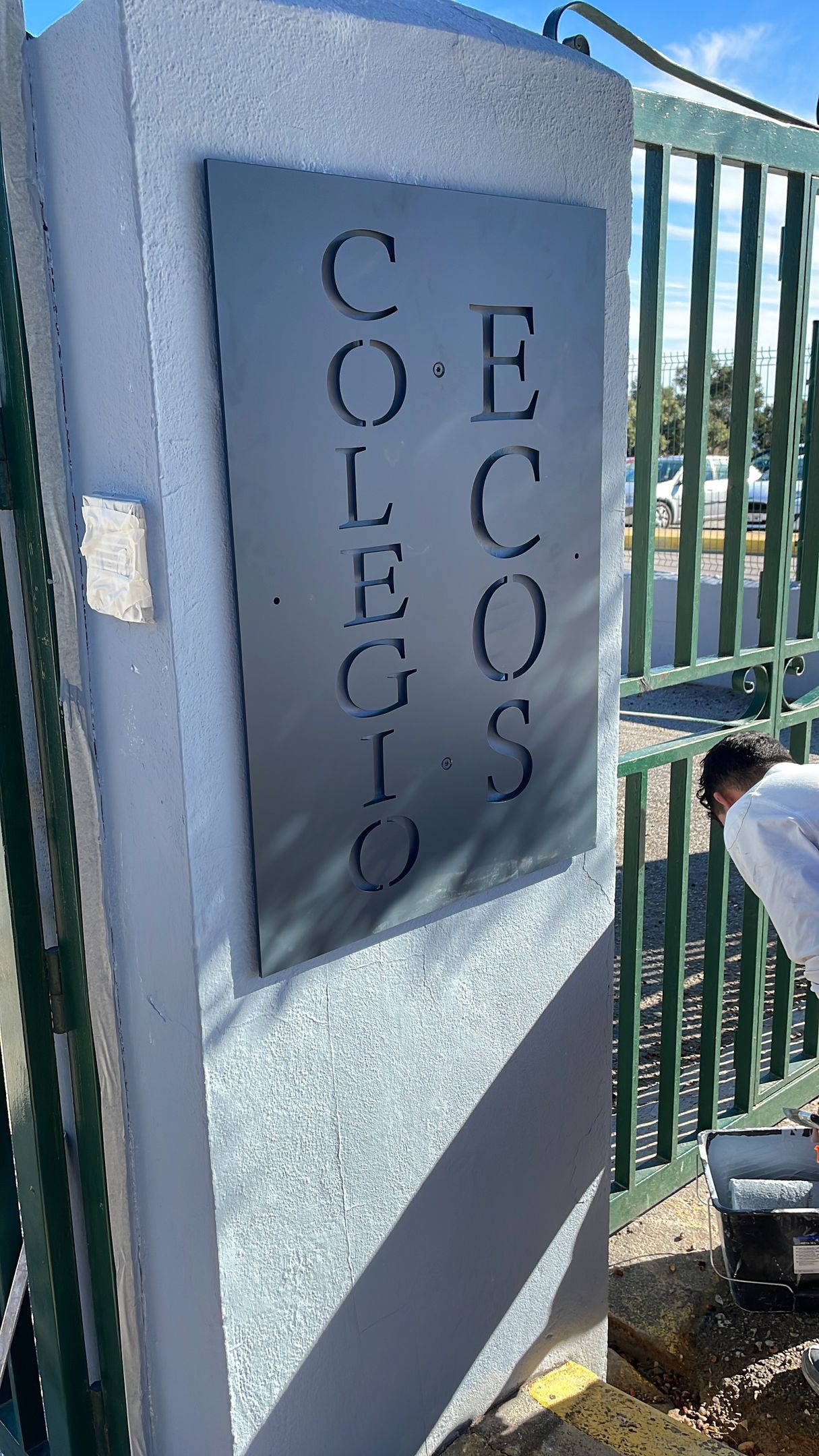 Rehabilitación cartelería Colegio