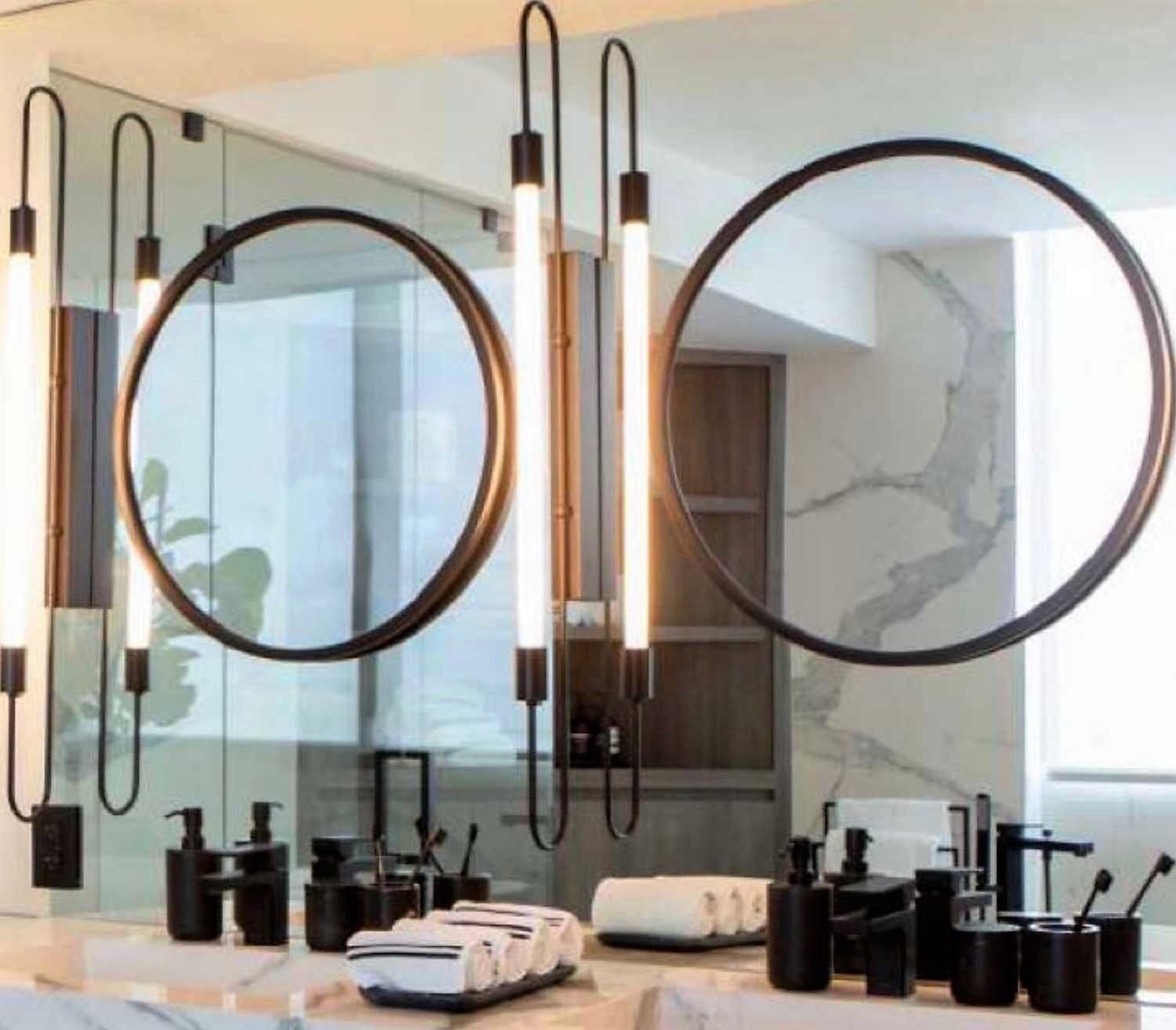 diseño baño apartamento lujo