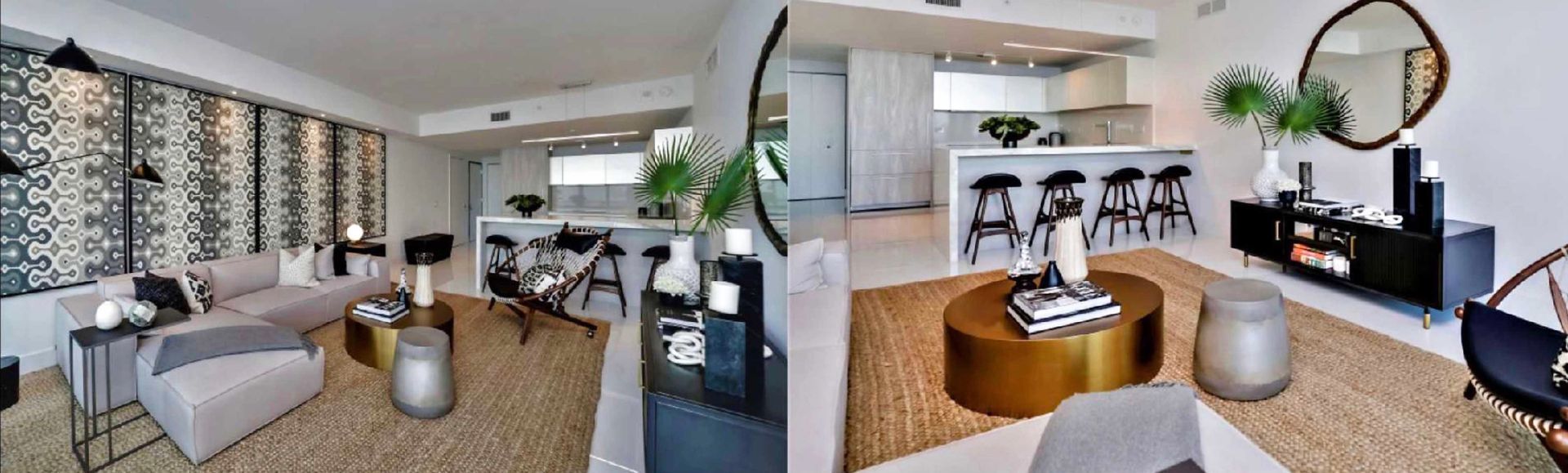 Antes y después, Reforma Apartamento salon