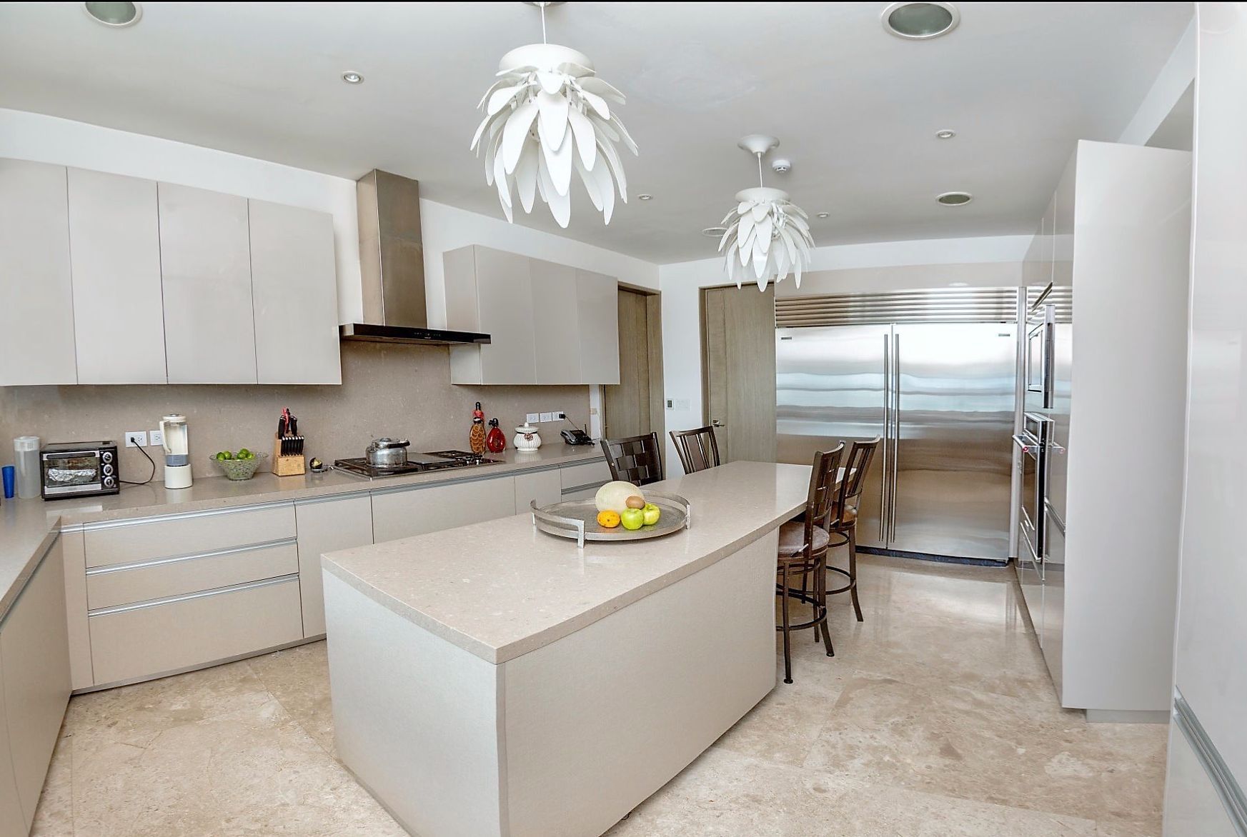 cocina apartamento de luxo