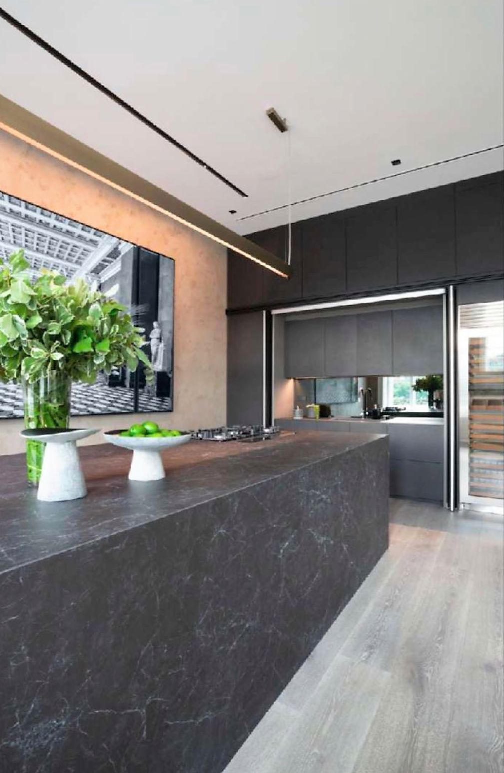 cocina apartamento de luxo