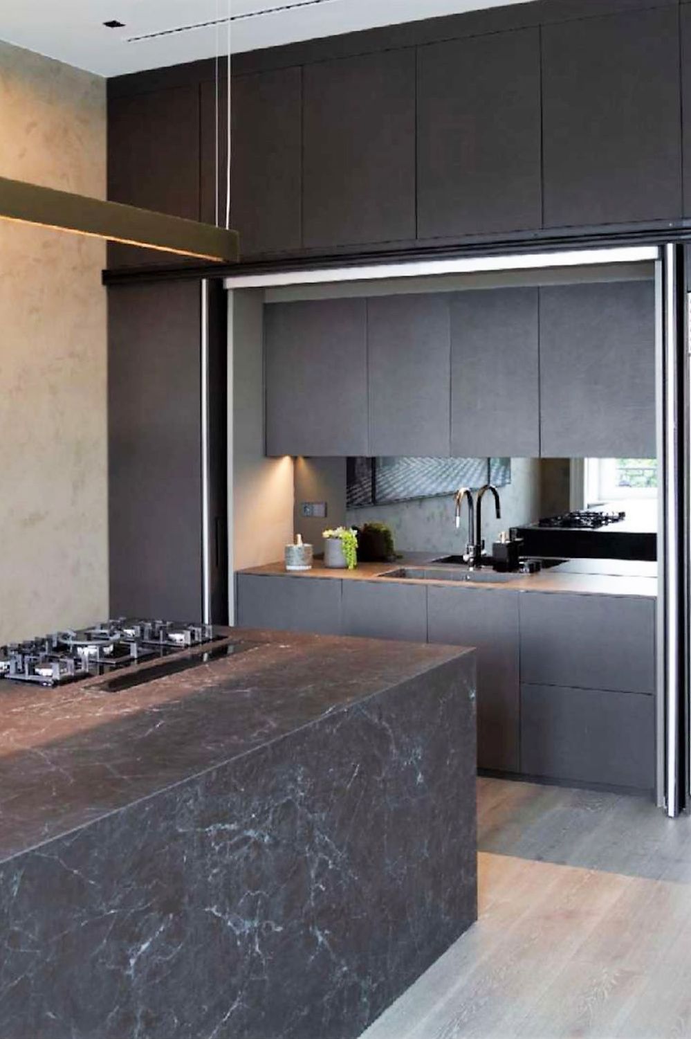 cocina apartamento de luxo