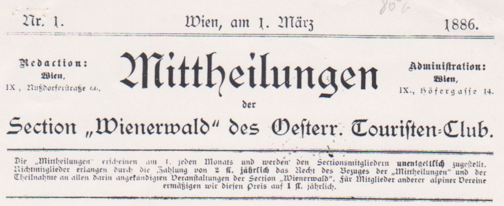 Mittheilungen 1886-1895