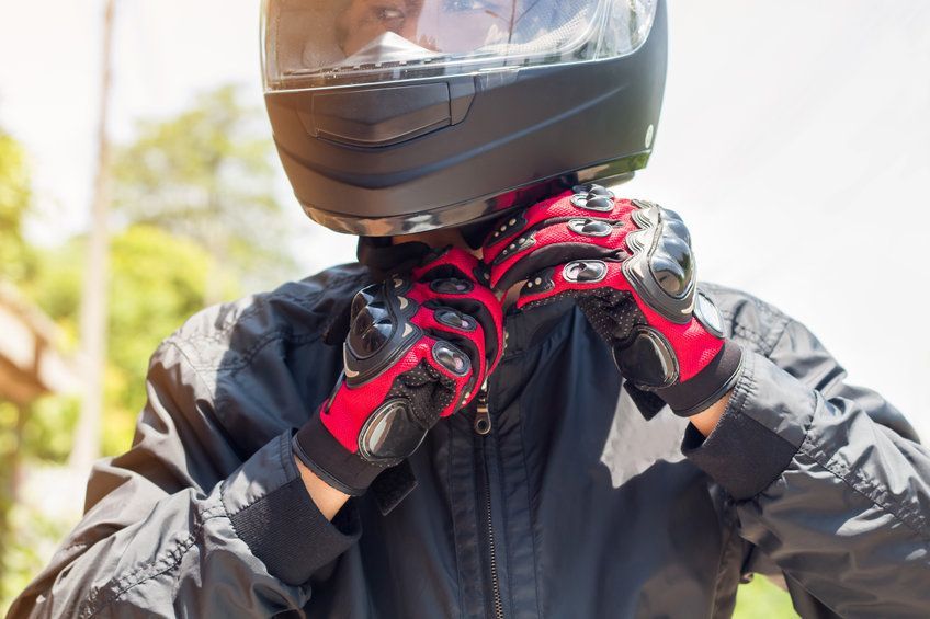 Gants moto coursier