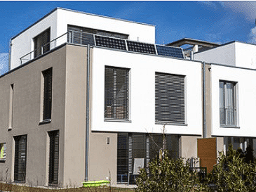 Terrassen-Brüstung aufgeständert