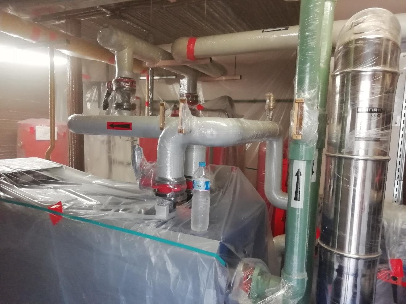 Projexplatre 86 Rouillé - Protection passive contre l'incendie - Protection avant flocage