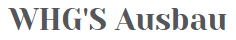 WHG'S Ausbau - logo