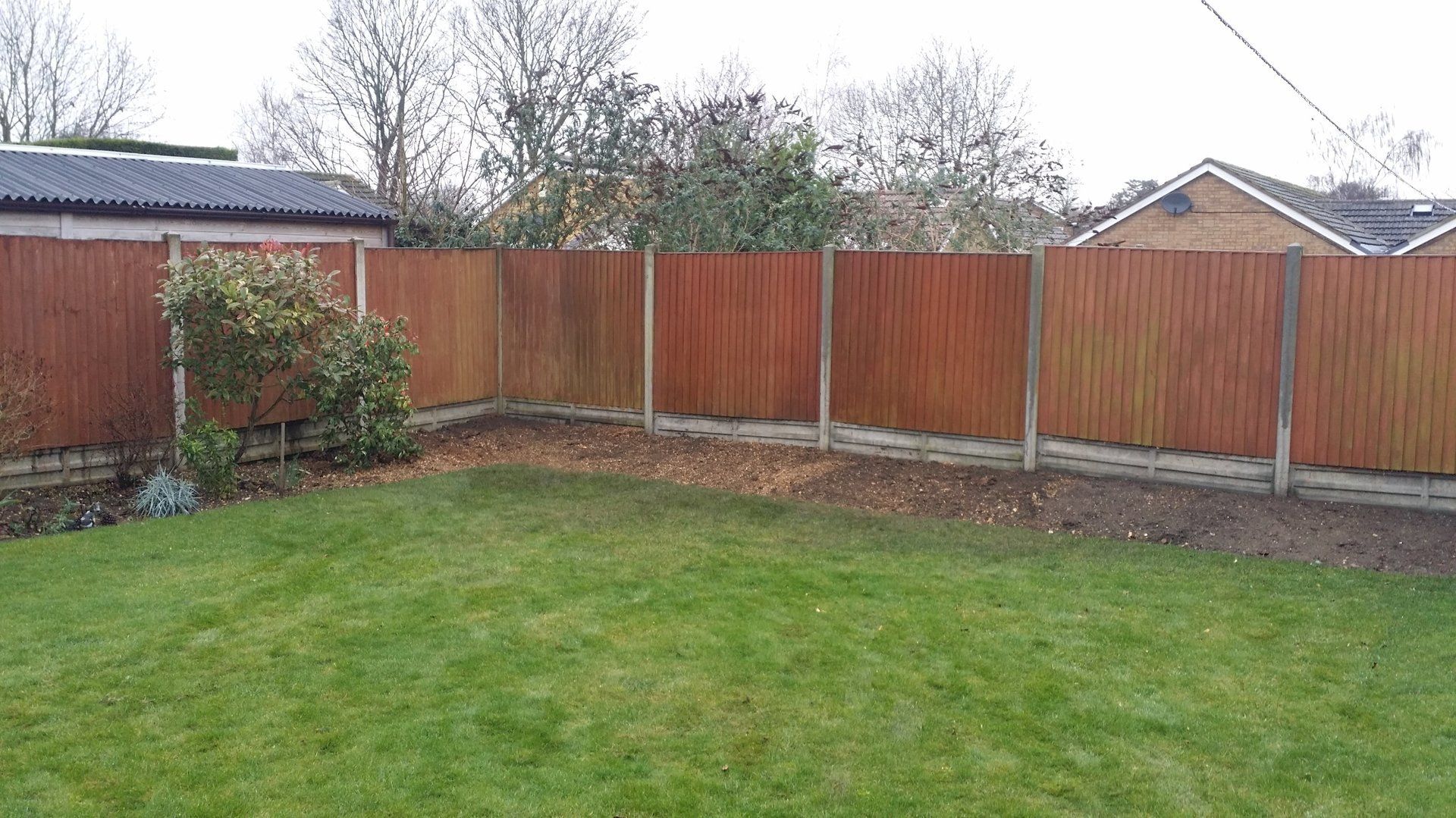The finished result after stumps have been removed by Stump Beaver