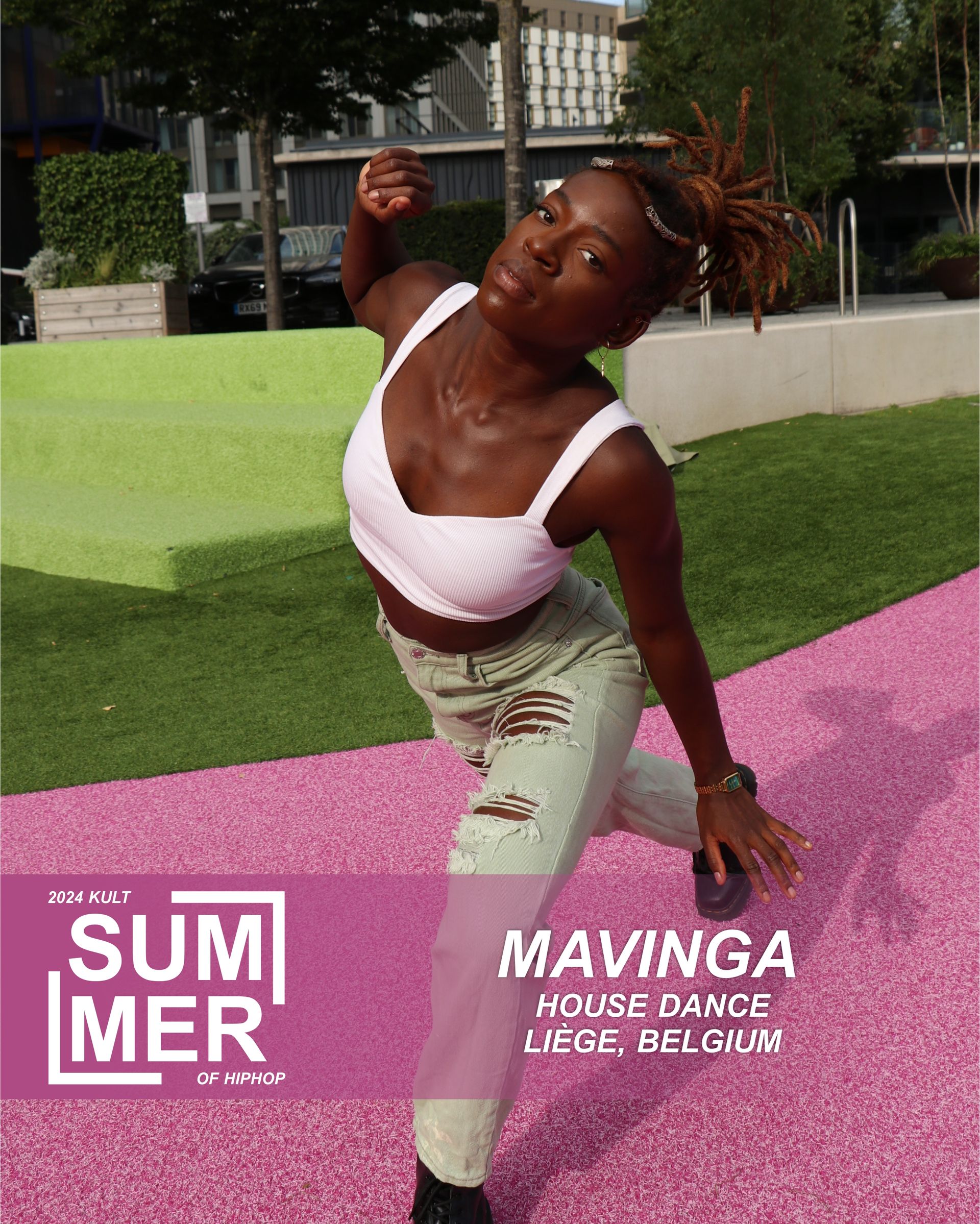 Poster HipHop Workshop Munich with Mavinga from Belgium