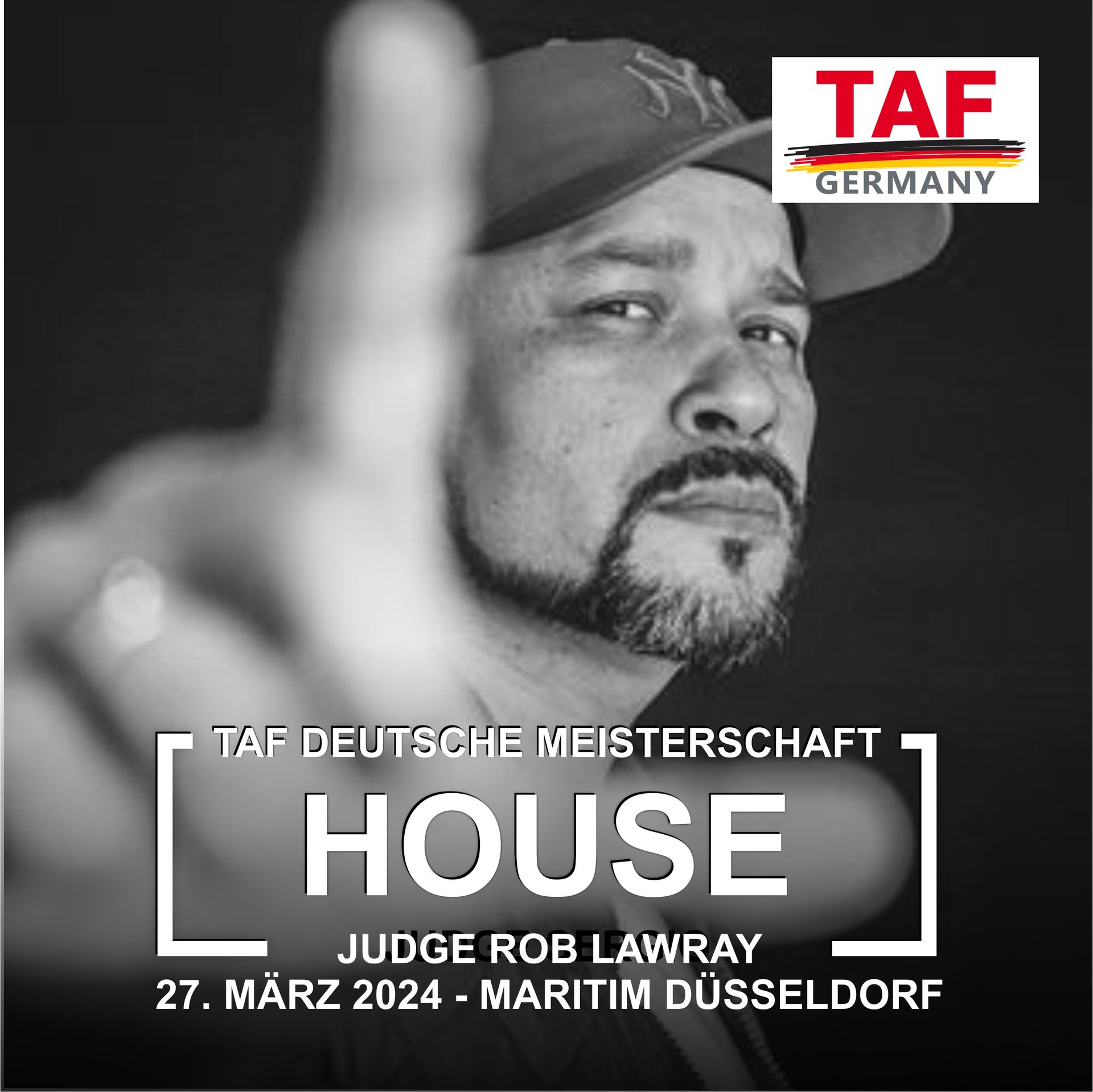 TAF Deutsche Meisterschaft House Battles - Wertugsrichter Rob Lawray