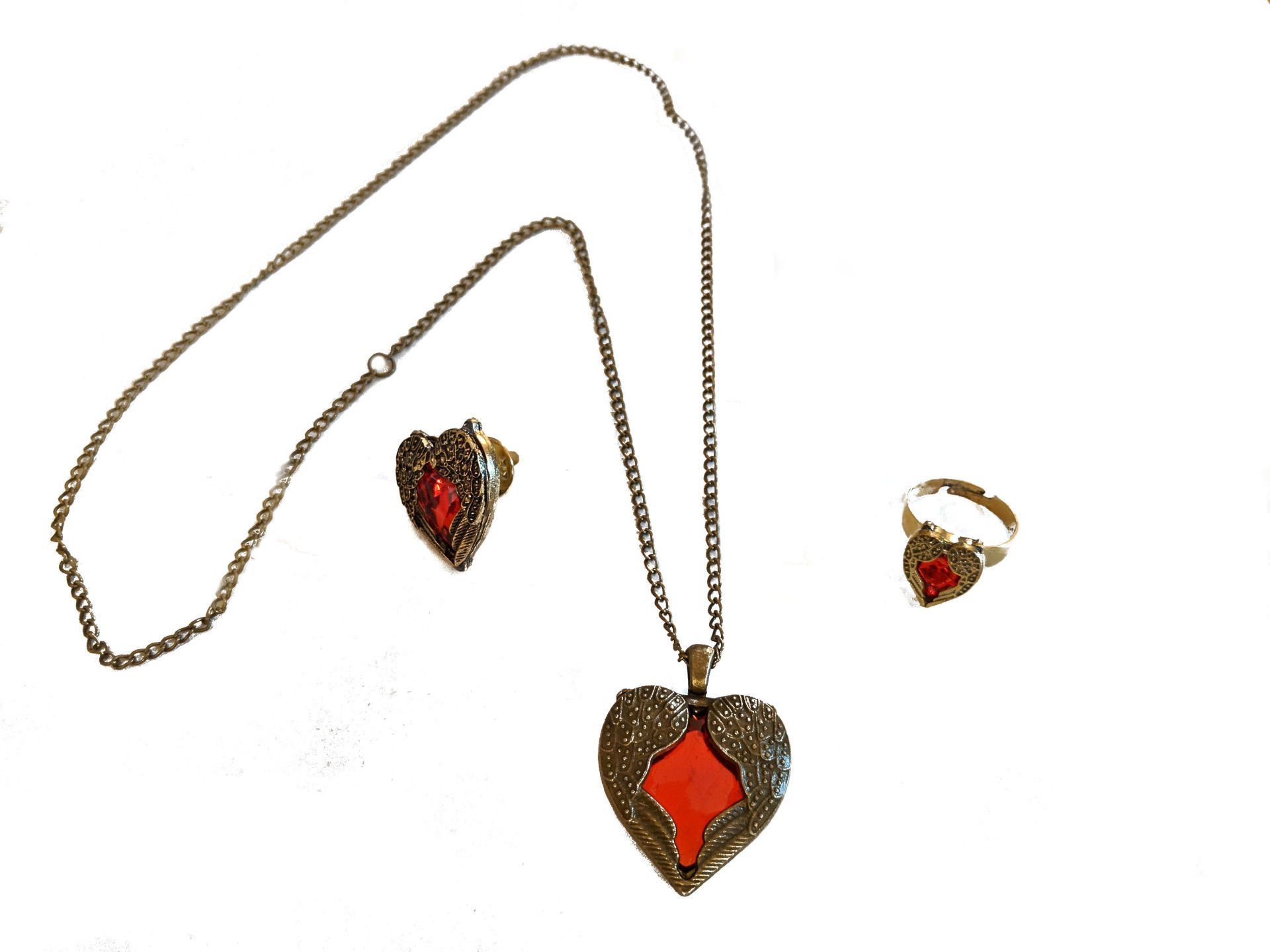 Red Jewelry Set Jewelry