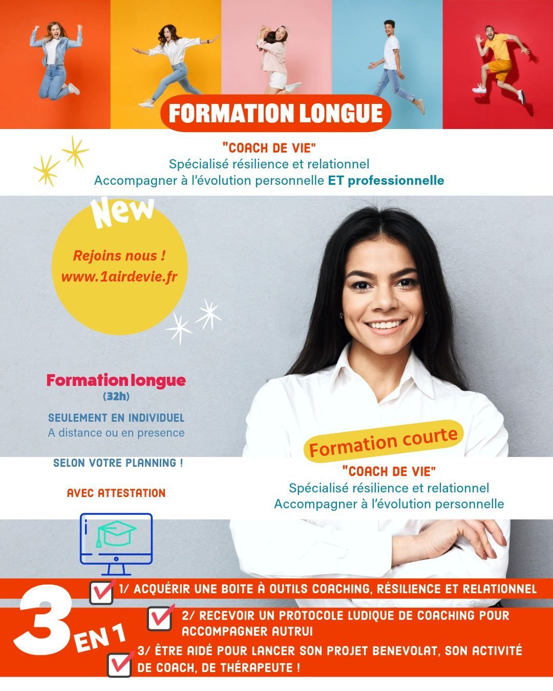 Formation Coach de vie - Accompagnateur Résilience Relationnel et Organisation Coaching