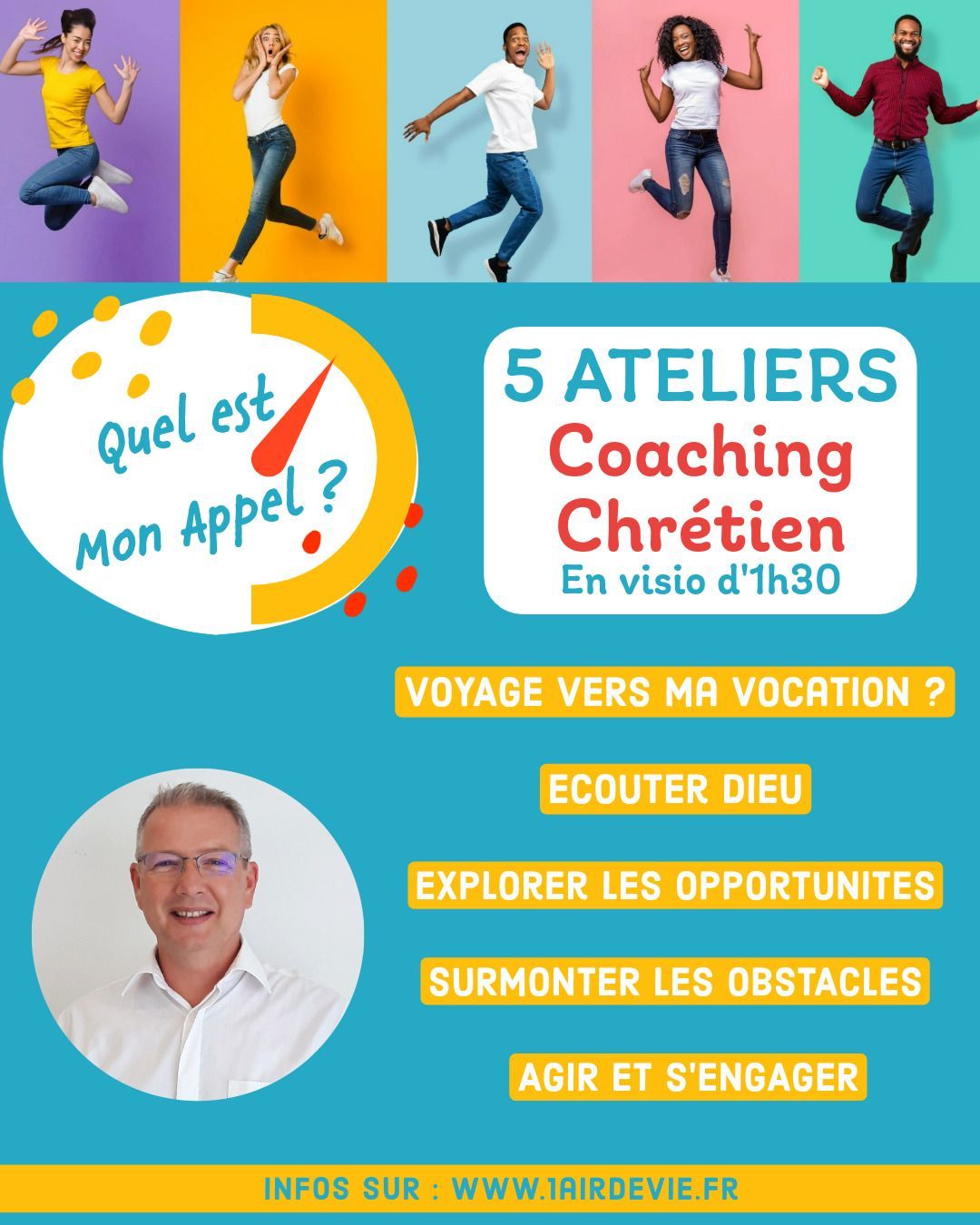 Atelier de coaching chrétien, à la rochelle ou à distance, en ligne, coach chrétien, quel est mon appel ?